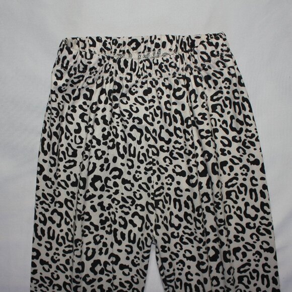 Girls Cheetah Print Flare Leg Pants 22 X 29 Missing Tag - Picture 2 of 8